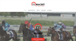 Desktop Screenshot of macbet.com.au