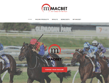 Tablet Screenshot of macbet.com.au